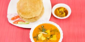 Aloo Poori [3 Poori]
