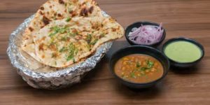 Paneer Onion Masala Kulcha Naan