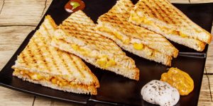 Paneer Makhani Grilled Sandwich